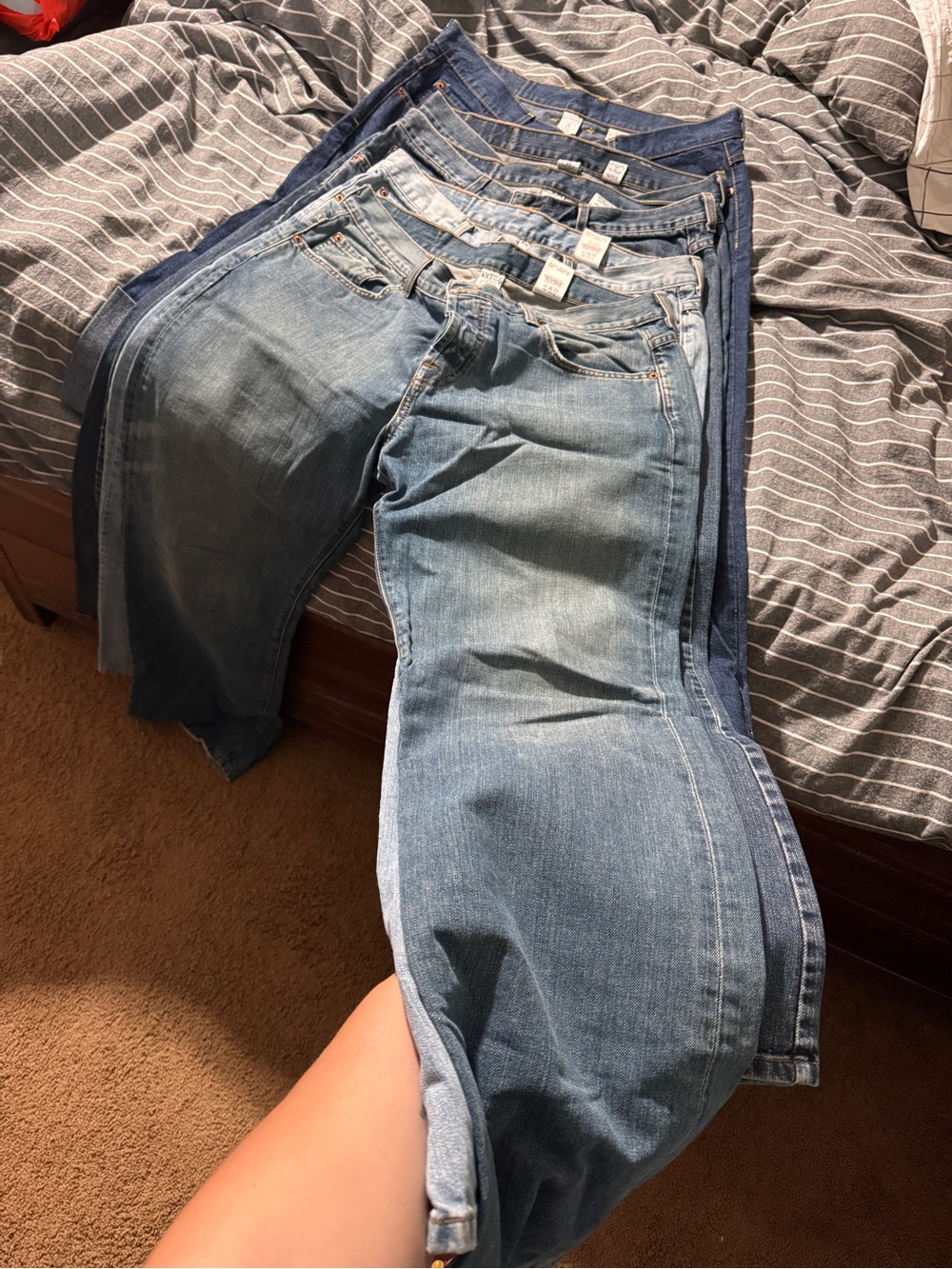 Lot of 5 Lucky Brand Easy Rider jeans - Picture 2 of 2